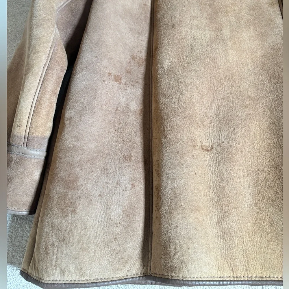 Genuine Sheepskin coat size 10 - Picture 7 of 14